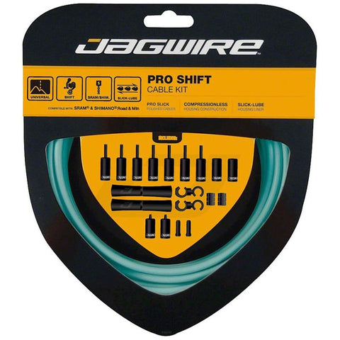 Kit Funda y Guaya de Cambios Jagwire PRO 2X Bianchi Celeste