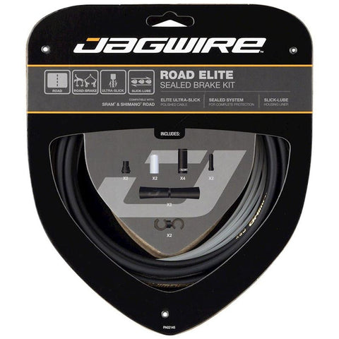 Kit Freno Ruta Jagwire Elite Sellado Negro