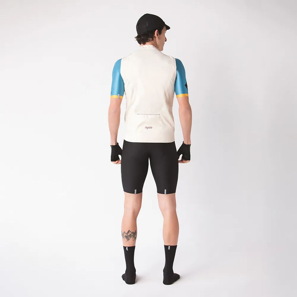 Chaleco Ciclismo Safetti Napoli Hombre Blanco