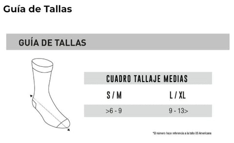 Medias Ciclismo Suarez 7" Aero Black