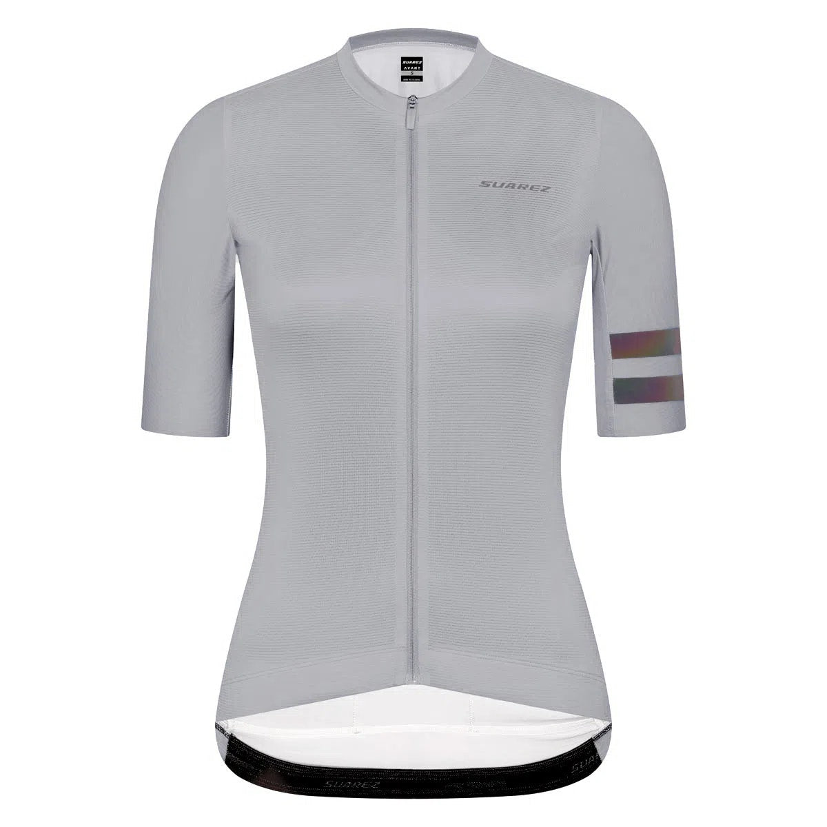 Jersey Ciclismo M/C Mujer Suarez Solid Gray Pearl 2.4