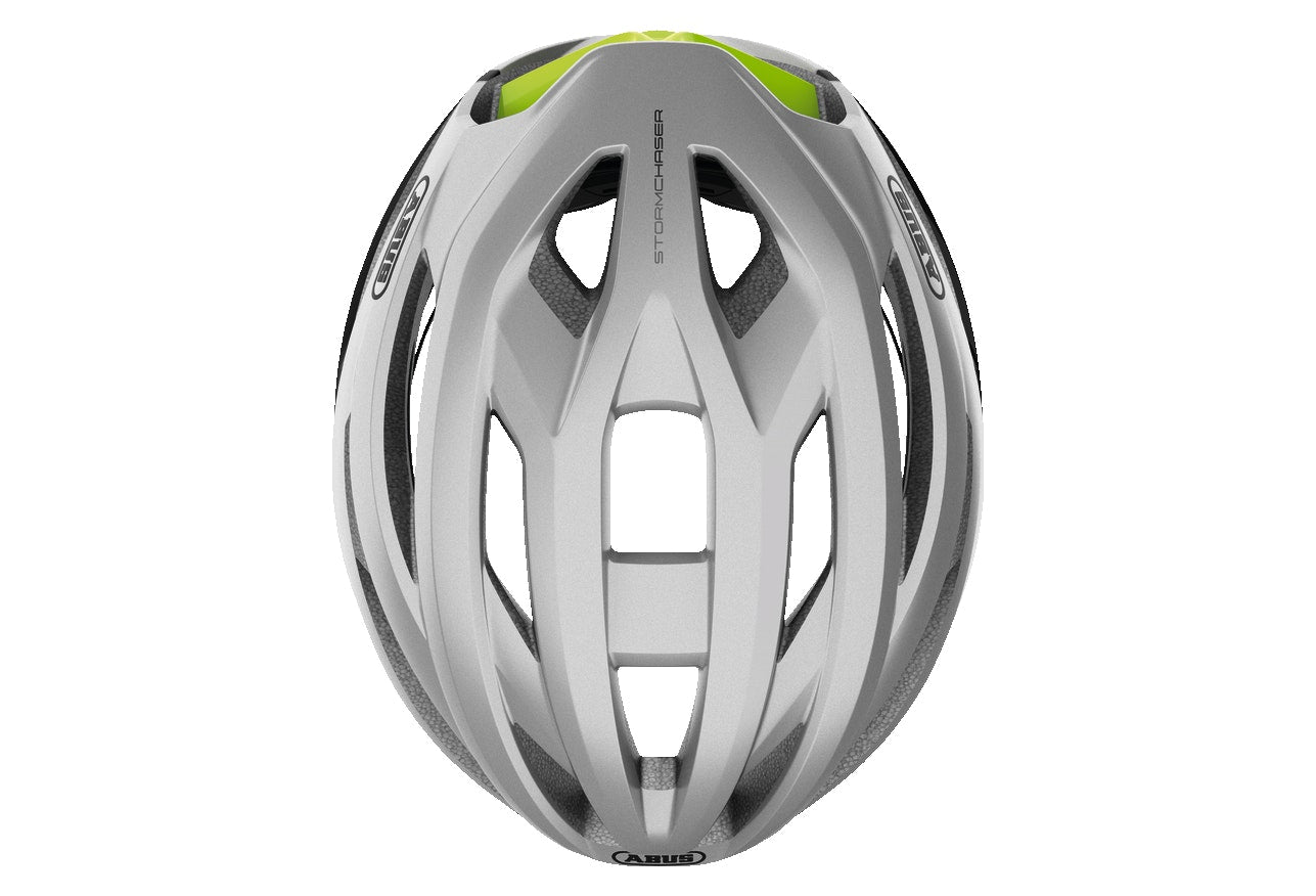 Casco de Ciclismo Abus StormChaser Gleam Silver