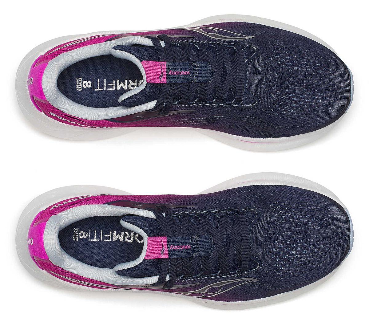 Tenis Saucony Running Mujer Paseo 18 Fucsia/Navy