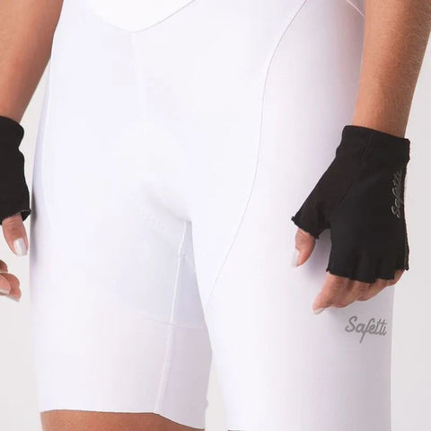 Pantaloneta de Ciclismo C/T Safetti Girona Mujer Snow