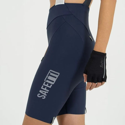 Pantaloneta de Ciclismo C/T Safetti Girona Mujer Marinho