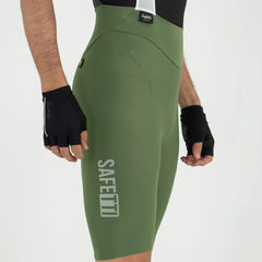 Pantaloneta de Ciclismo C/T Safetti Girona Hombre Oliva