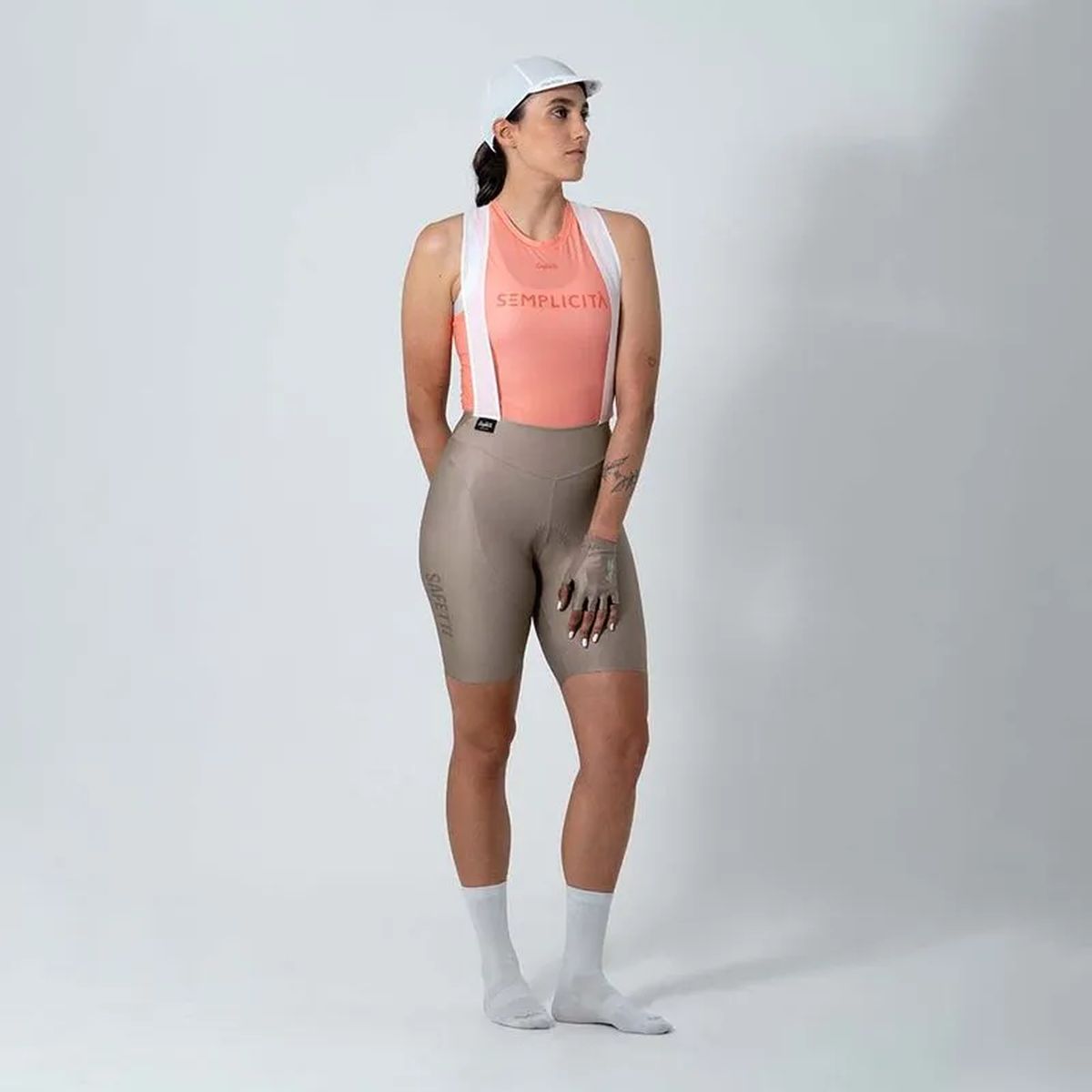 Pantaloneta de Ciclismo C/T Safetti Girona C Avela Mujer