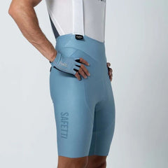 Pantaloneta de Ciclismo C/T Safetti Girona C Azul Pol Hombre