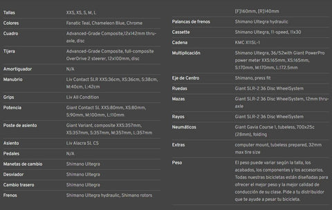 Bicicleta Ruta Liv Langma Advanced Pro Disc 1 2022