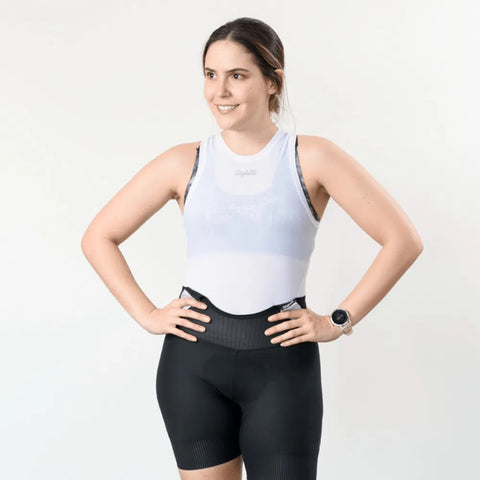 Underwear Camisilla Ciclismo Safetti Wind Bianco Mujer