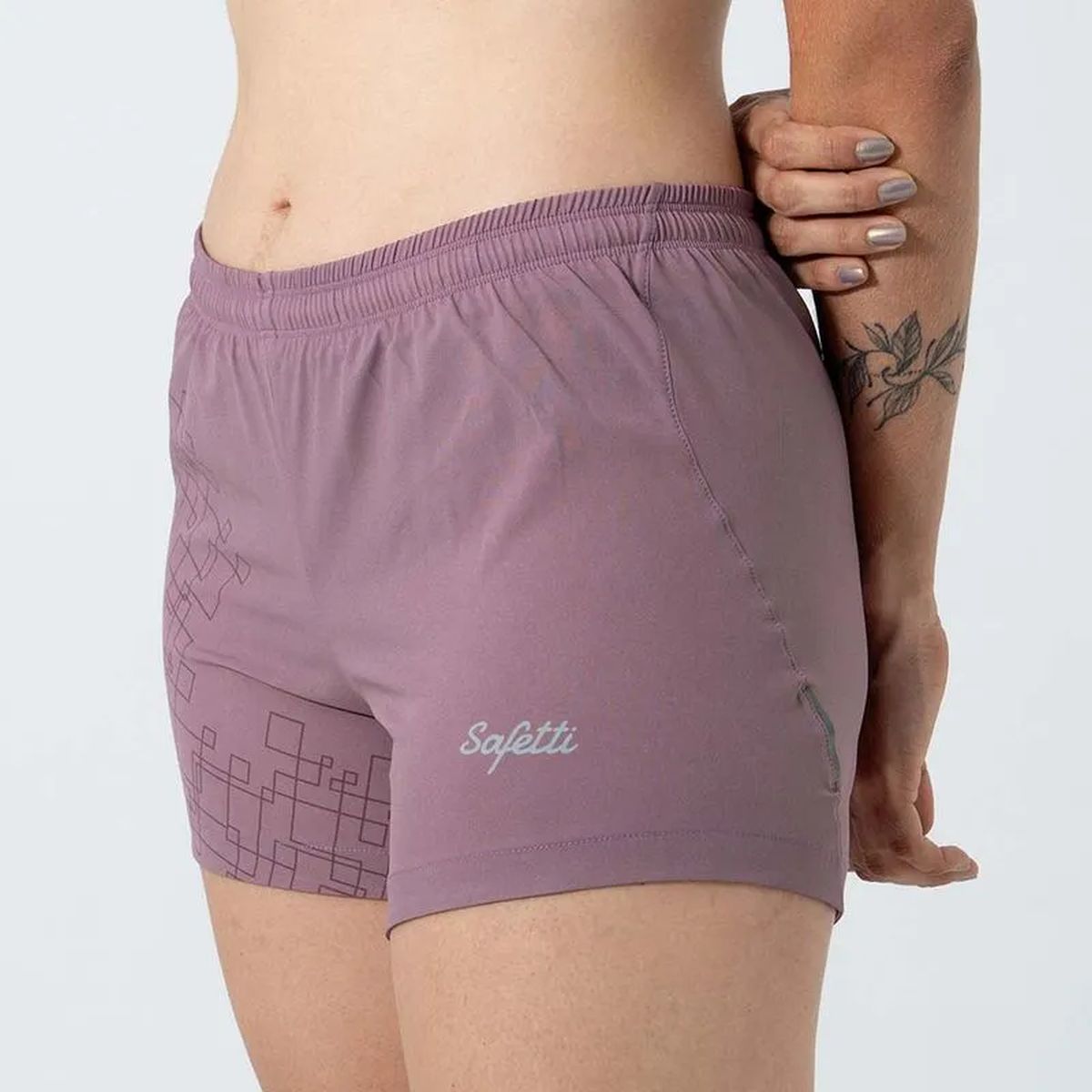 Pantaloneta SafettiMujer Venturi Light BerryMilk