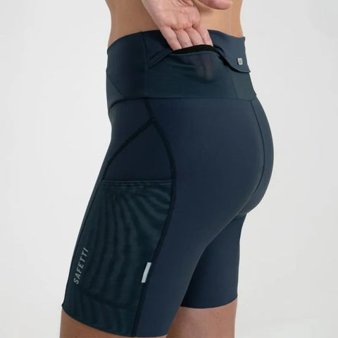 Pantaloneta Ciclismo S/C Safetti Titán 2.0 Mujer Marihno