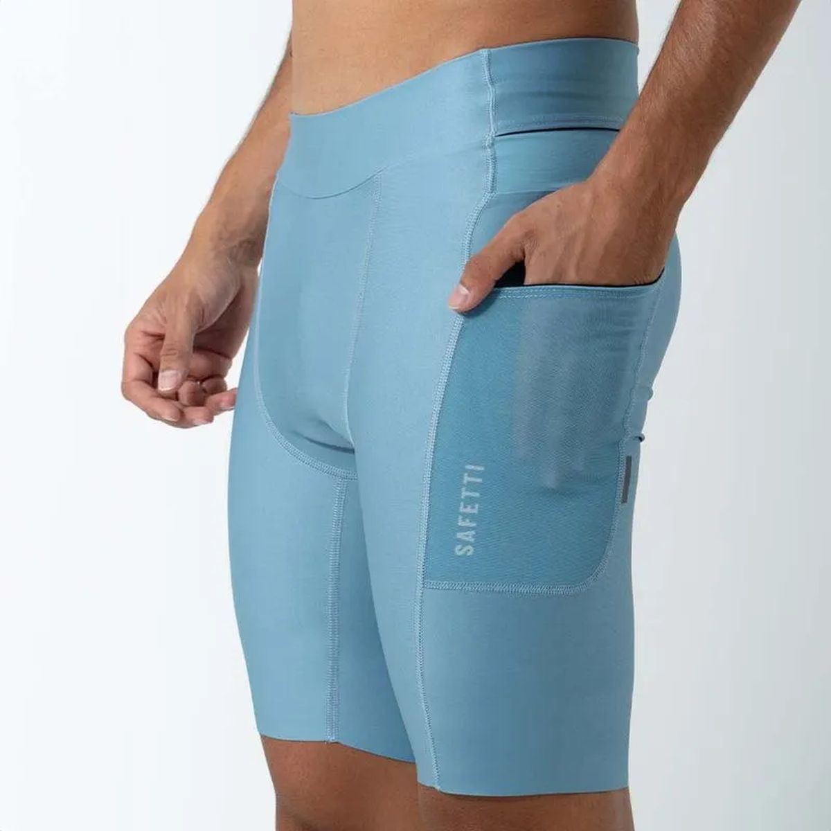 Short Running S/C Safetti Titán 2.0 Hombre Azul Polvo