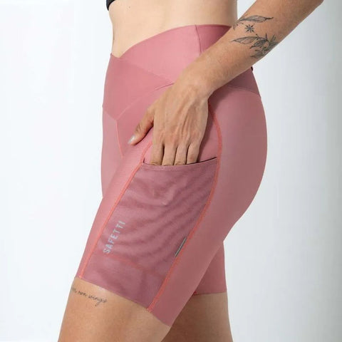 Short Running S/C Safetti Titán 2.0 Mujer Rosa Ponche