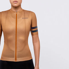 Jersey Ciclismo Suarez Solid M/C Mujer Terracota