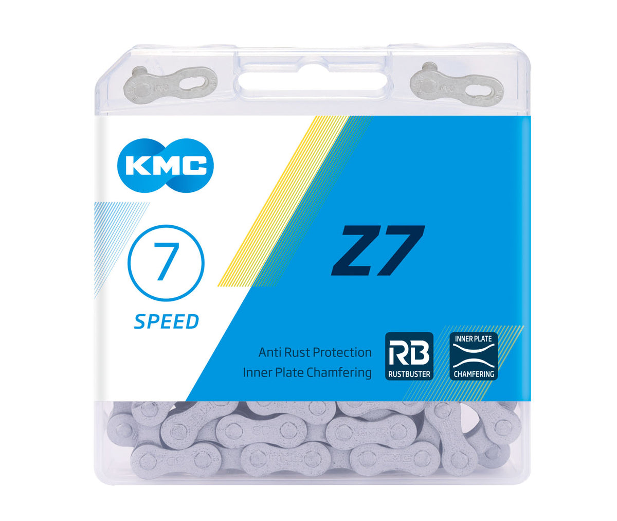 Cadenilla KMC Z7 1/2*3/32*116 Eslabones 7 Velocidades