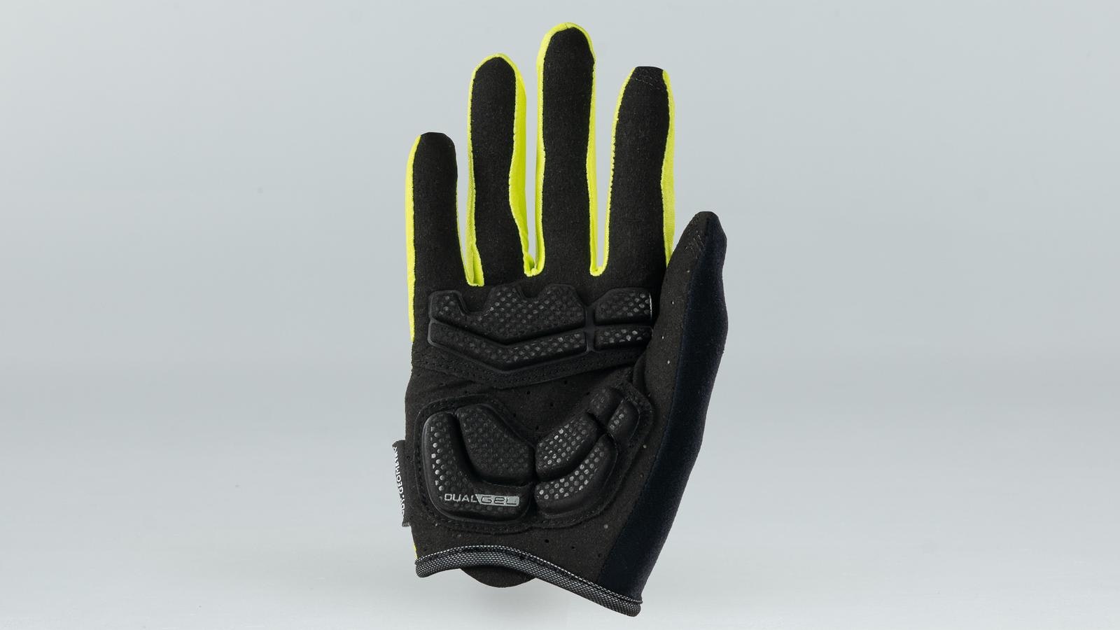 Guantes Specialized LF Body Geometry Dual Gel Verde Fluro