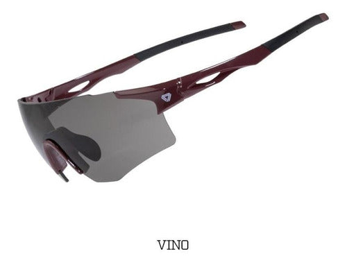 Gafas de Ciclismo GW Flint Vinotinto