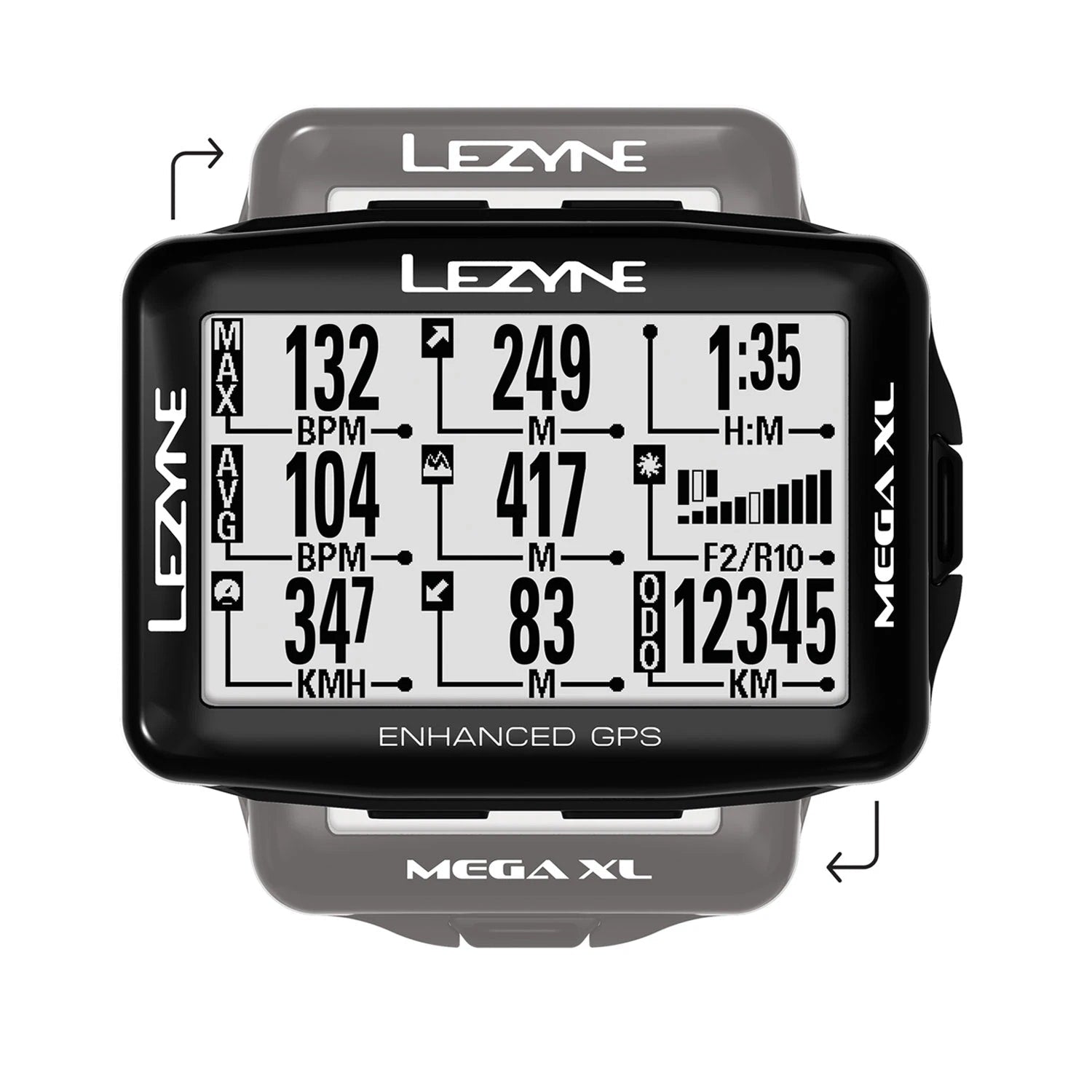 Ciclocomputador Lezyne Mega XL Gps Sin Sensores