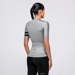 Jersey Ciclismo M/C Mujer Suarez Solid Gray Pearl 2.4