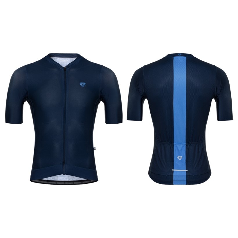 Jersey Ciclismo M/C Hombre GW Back Line Azul