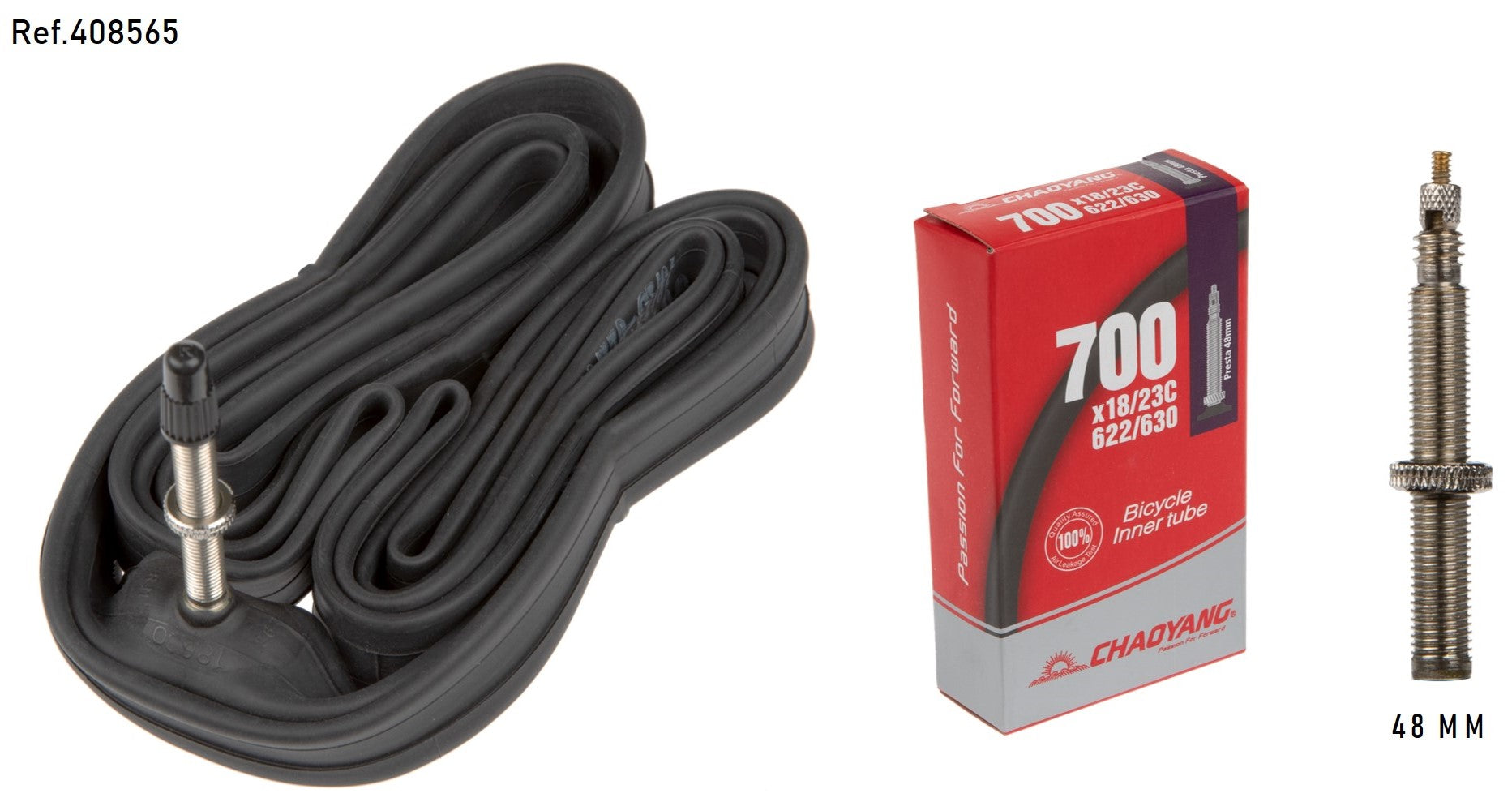 Neumático Bicicleta Chaoyang Rin 700 18-23 Presta 48mm