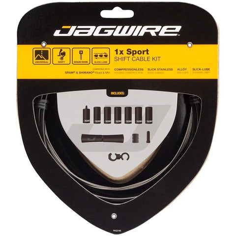 Kit Funda y Guaya de Cambios Jagwire Sport 1X Negro