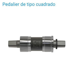 Eje centro Shimano cuadrado MTB Cartucho Roscado