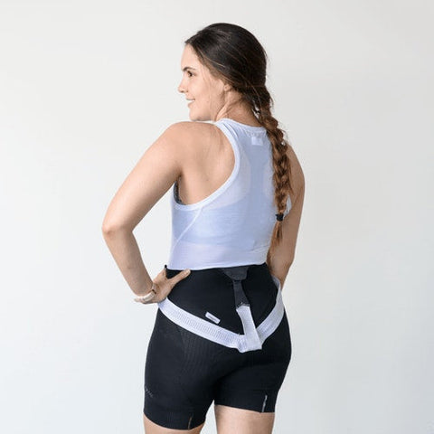 Underwear Camisilla Ciclismo Safetti Wind Bianco Mujer