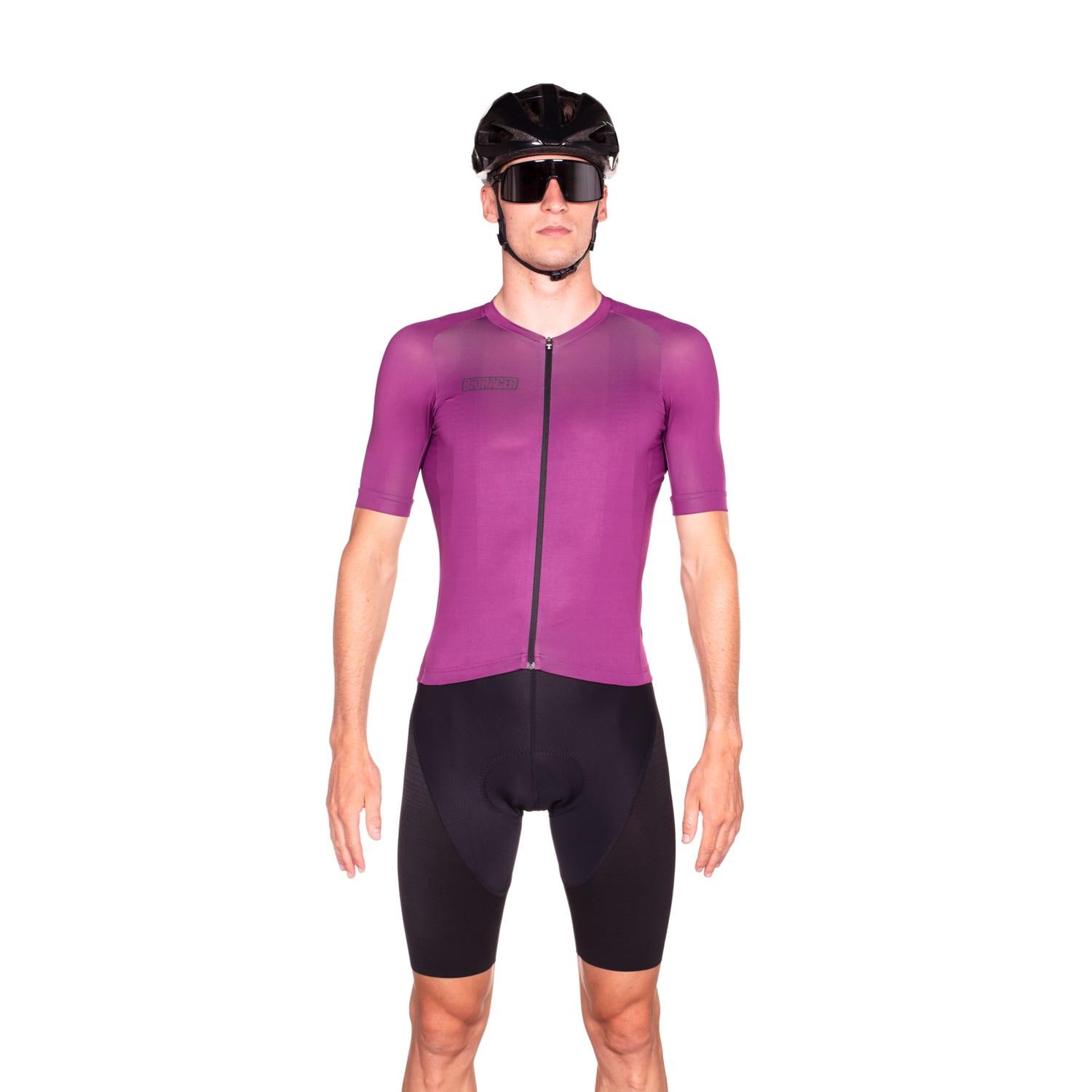 Jersey Ciclismo Bioracer Metalix Hombre Purple - CYCLEWEAR Tienda de Ciclismo