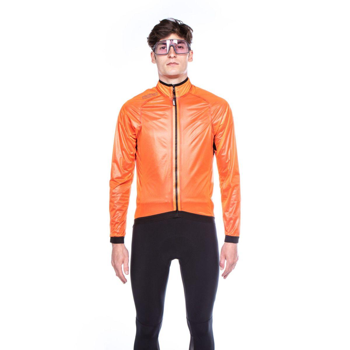 Chaqueta Ciclismo Bioracer Epic Rain Hombre Fluo Orange - CYCLEWEAR Tienda de Ciclismo