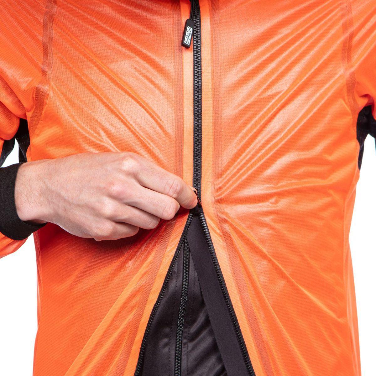 Chaqueta Ciclismo Bioracer Epic Rain Hombre Fluo Orange - CYCLEWEAR Tienda de Ciclismo