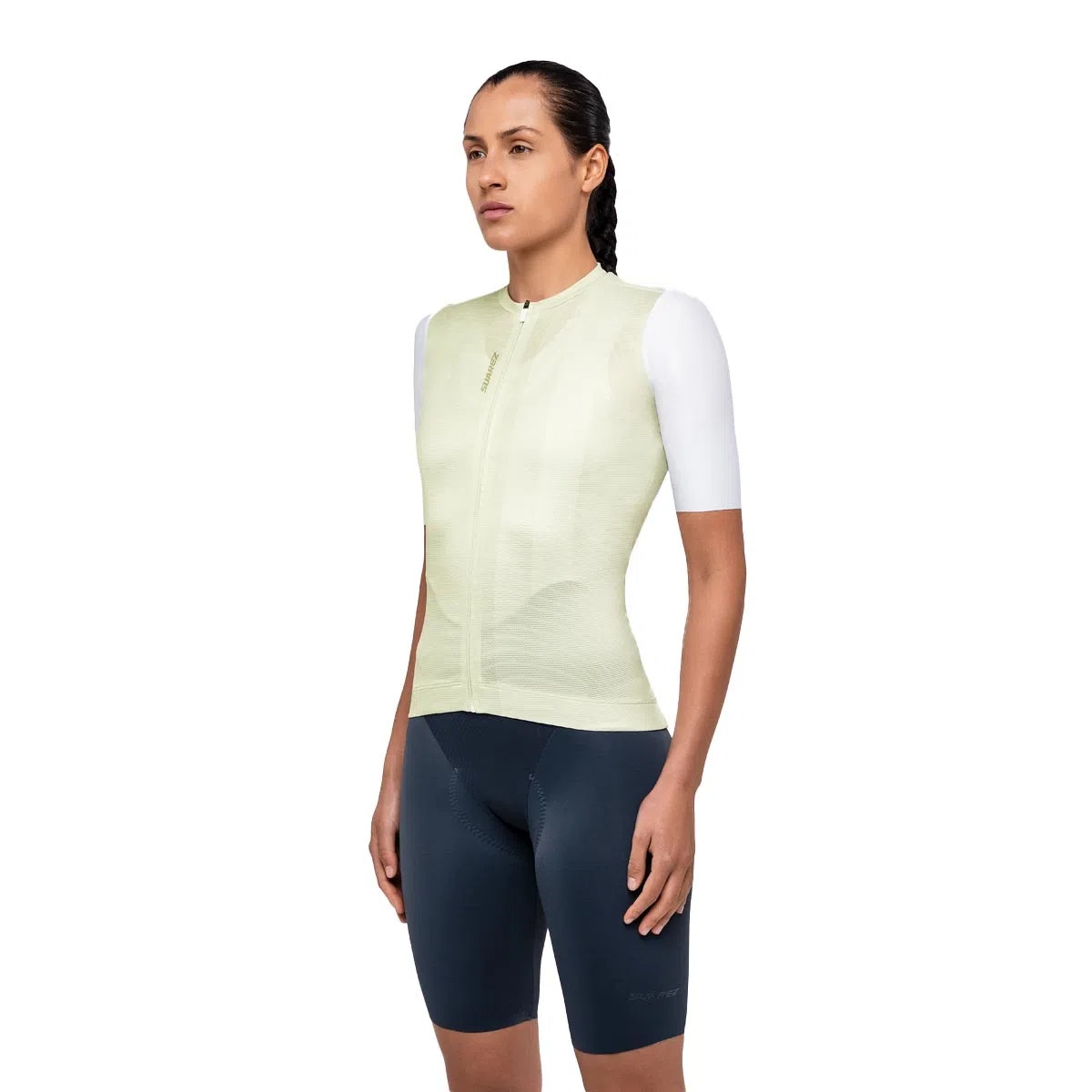 Jersey Ciclismo M/C Mujer Suarez Lock Ivory