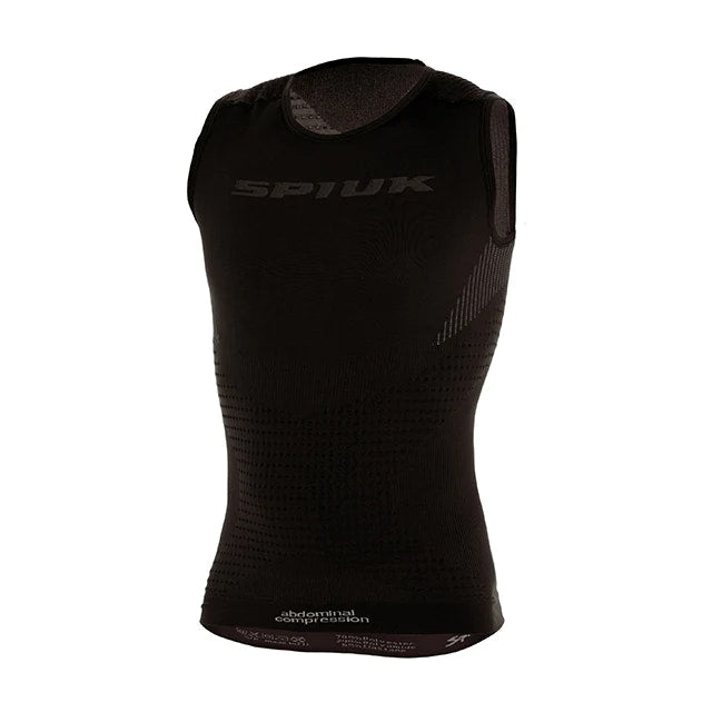 Jersey Ciclismo M/S Spiuk Sleveeless Top Ten Hombre Negra