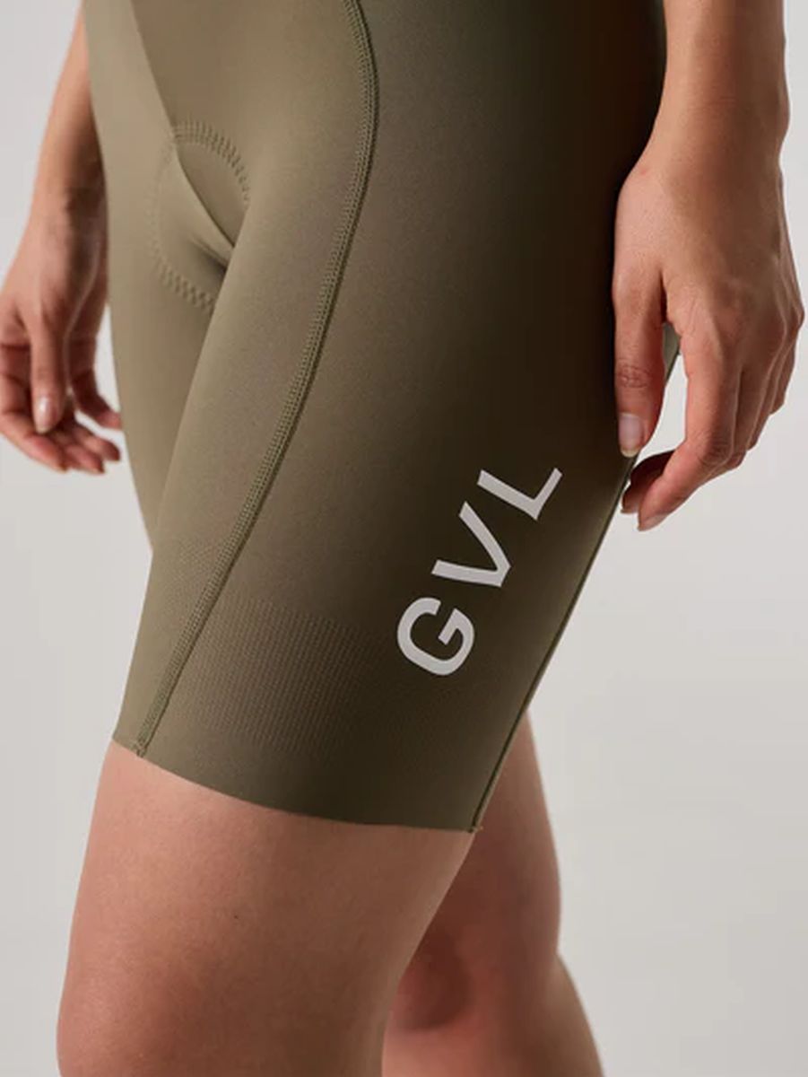 Pantaloneta Ciclismo C/T Givelo Mujer Lacefly Verde Militar