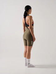 Pantaloneta Ciclismo C/T Givelo Mujer Lacefly Verde Militar