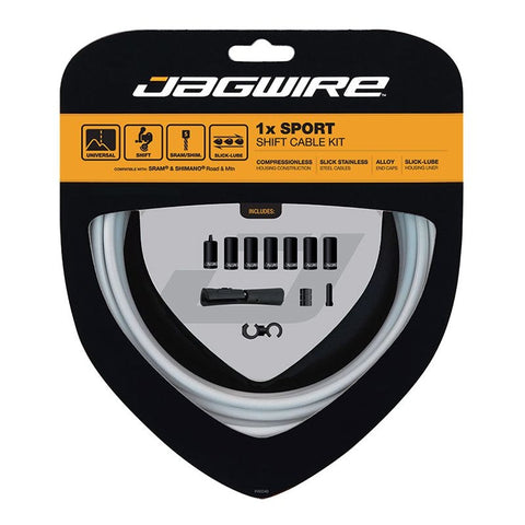 Kit Funda y Guaya de Cambios Jagwire Sport 2X Gris Hielo