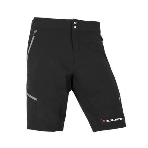 Pantaloneta Ciclismo MTB Cliff Performance Hombre Neg/Gris