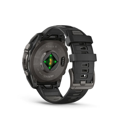 Reloj Garmin Fenix 8 47mm Amoled Zafiro Titanio DLC Gris