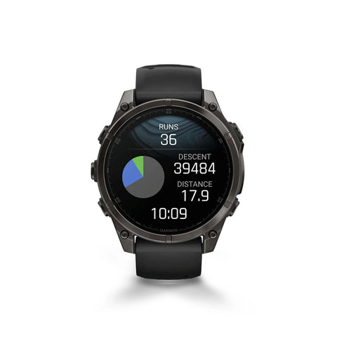 Reloj Garmin Fenix 8 47mm Amoled Zafiro Titanio DLC Gris