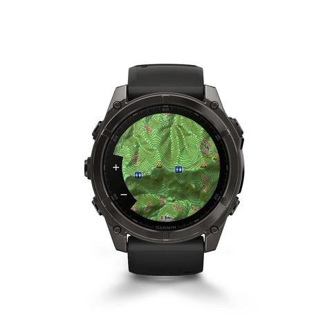 Reloj Garmin Fenix 8 51mm Amoled Zafiro Titanio DLC Gris Ngr