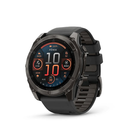 Reloj Garmin Fenix 8 51mm Amoled Zafiro Titanio DLC Gris Ngr