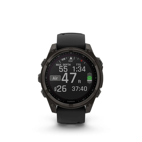 Reloj Garmin Fenix 8 51mm Solar Zafiro Titanio DLC Gris Ngra