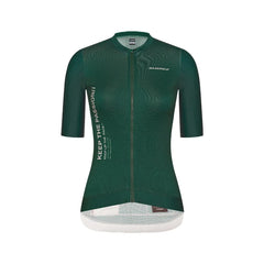 Jersey Ciclismo M/C Mujer Suarez Velocity Pine Green