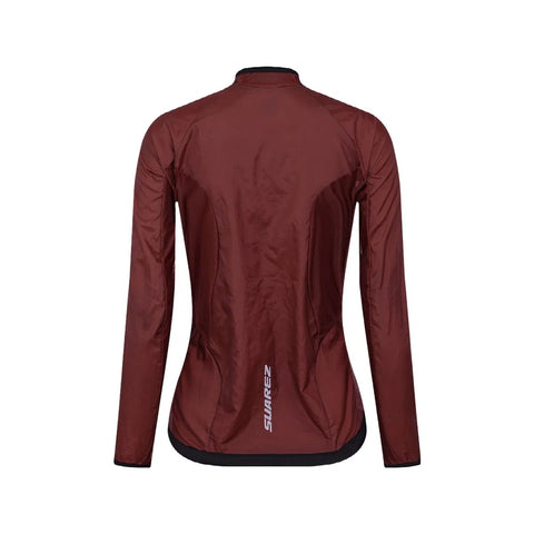 Chaqueta Cortavientos De Ciclismo Mujer Sails Terracotta