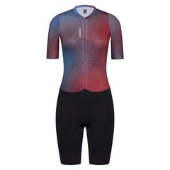 Enterizo De Ciclismo Suarez Mujer M/C Vortex Volcano Red