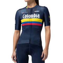 Jersey De Ciclismo Mujer M/C Federación Colombia París 2024