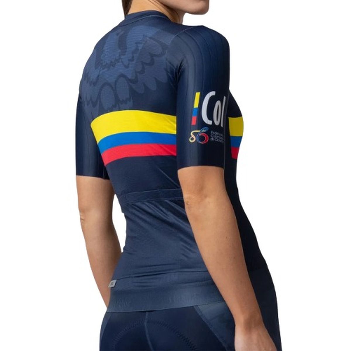 Jersey De Ciclismo Mujer M/C Federación Colombia París 2024