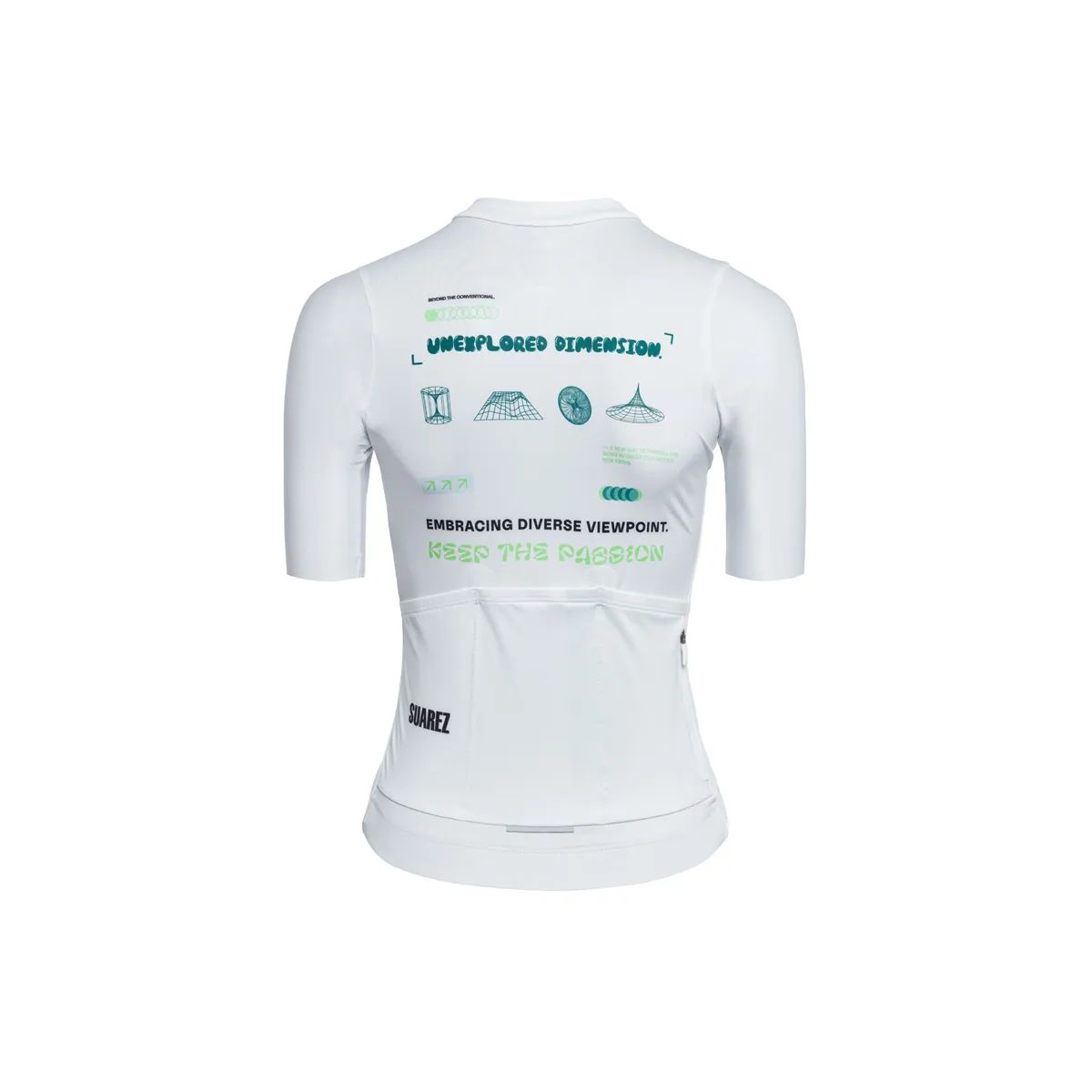 Jersey De Ciclismo Mujer M/C Lock Silver White 2.4