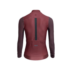 Jersey de Ciclismo Térmico M/L Mujer Ascender Marsala 2.4